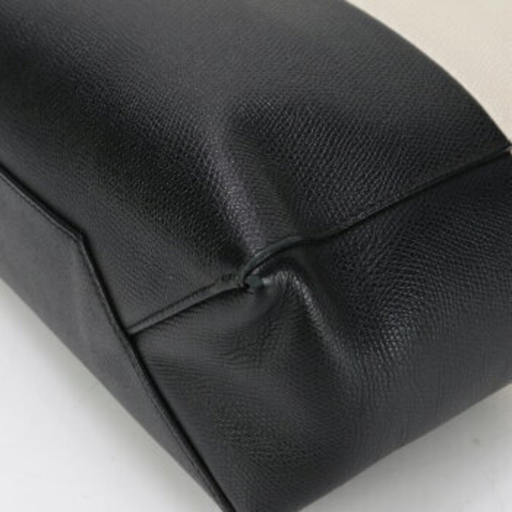 Celine Vertical Cabas Leather Shoulder Bag Crossbody Handbag Tote Two Tone - Picture 11 of 14